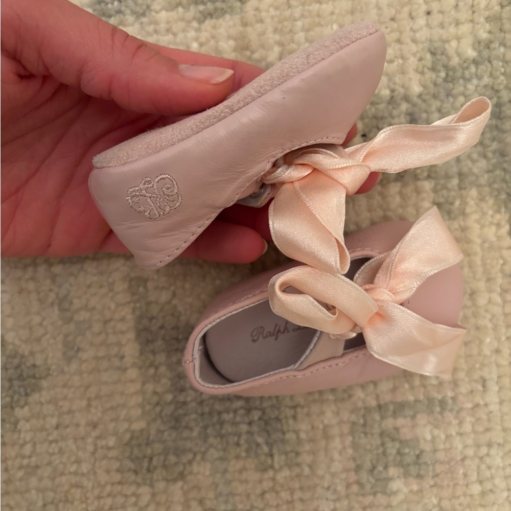 Ralph Lauren Soft Pink Baby shoes